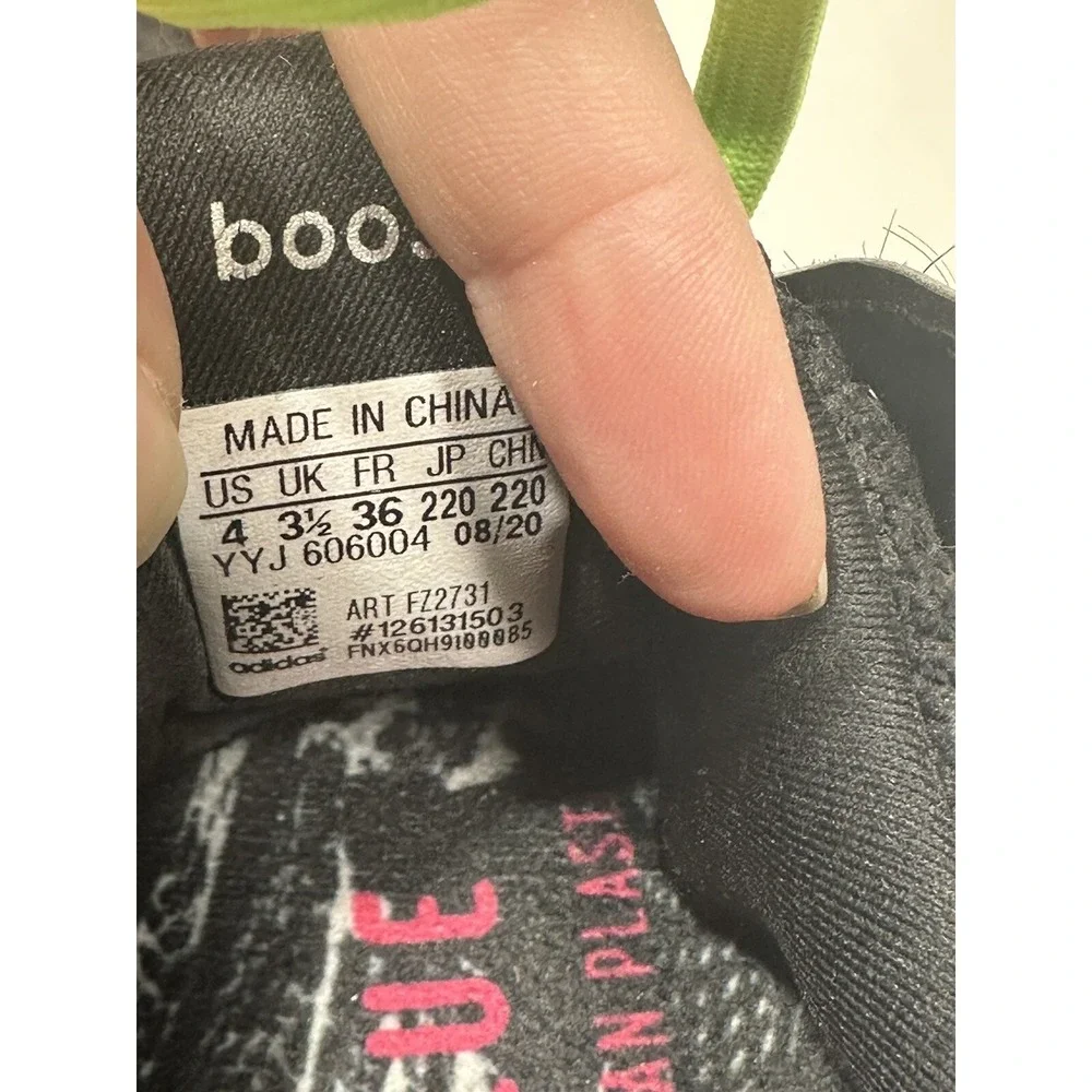Adidas Ultraboost DNA FZ2731‎ Animal Pack Black/Leopard Youth YYJ Sz 4 /Women  5